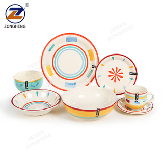 Handpainted Dinner Set Customized Design