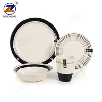 16 Pcs Handpainted Dinner Set with Customized Design